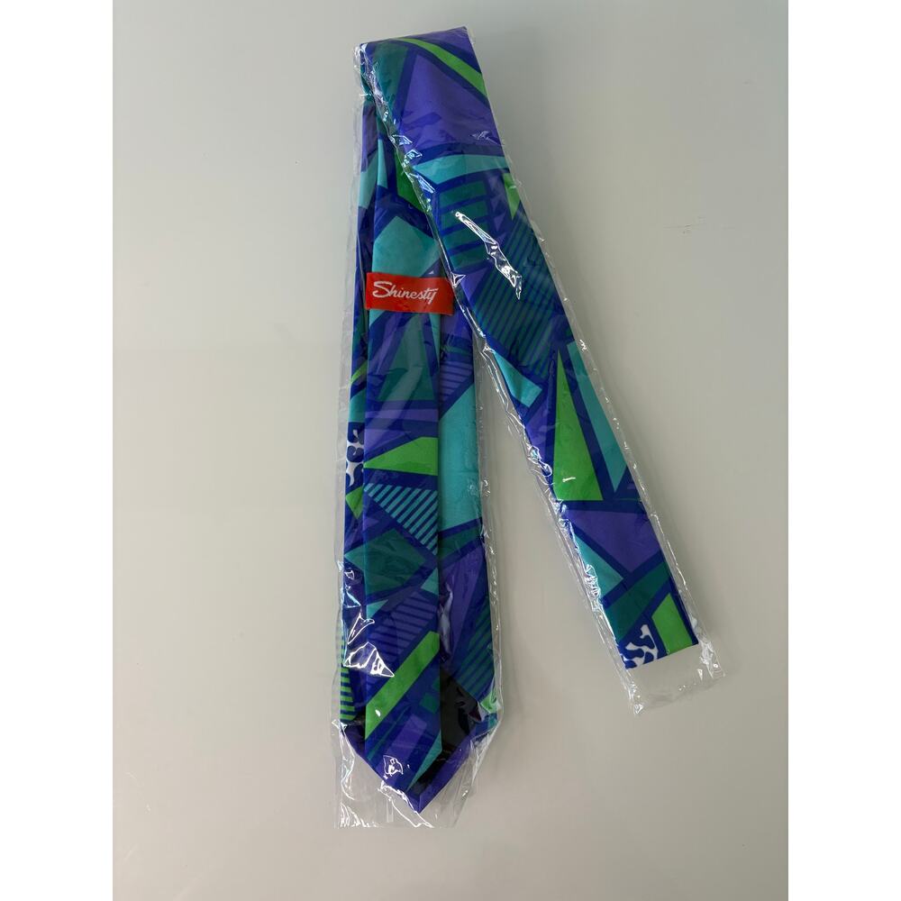 Shinesty Blue Green‎ Men's Tie Necktie New in Packaging